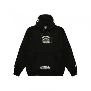 Толстовка с капюшоном от A Bathing APE Aape, черный