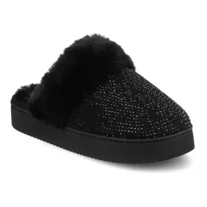 Эмбер женские мягкие шлепанцы-клоги Journee, черный