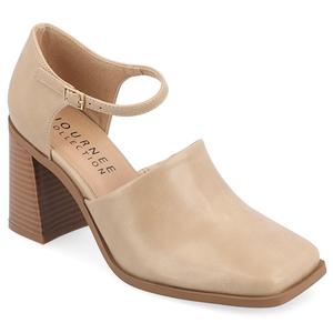 Туфли на блочном каблуке Bobby Journee, tan synthetic