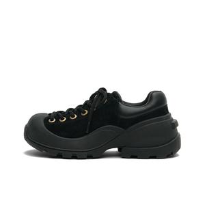 MASOOMAKE Уродливо милая серия износостойкие низкие кеды женские чернильно-черные, цвет Ink Black