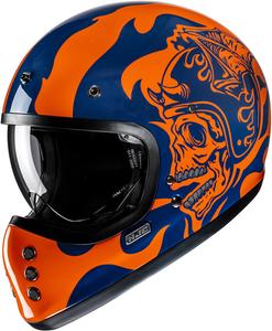 Шлем HJC v60 flame, Orange/Blue