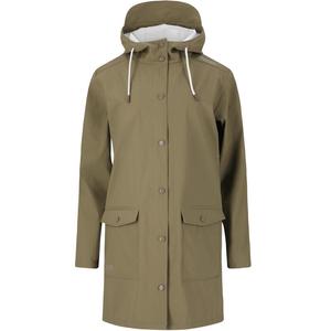 Женский походный дождевик Weather Report, цвет hellgrün/blau/grün