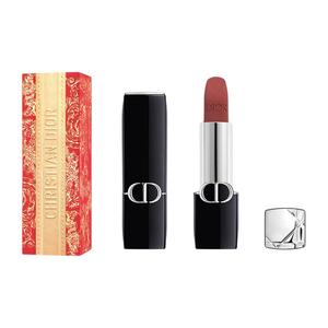 DIOR Ограниченная новогодняя коллекция Vibrant Blue Gold помады Soft Focus легко растушевываются стойкие 3,4 г/3,5 г