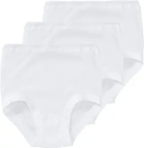 Трусики Speidel "Nelly" (3 шт. в упаковке) с высоким содержанием хлопка, белый