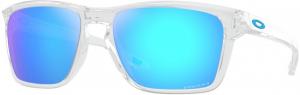 Солнцезащитные очки Sylas polished clear/prizm sapphire Oakley прозрачный