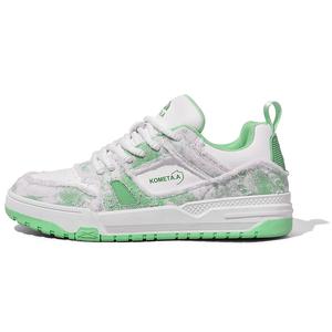 Антискользящие износостойкие легкие дышащие низкие кеды для скейтбординга Unisex Box Limited Edition KOMETA.A, Дождево-синий (мид-топ)