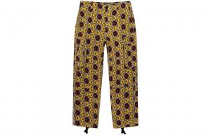 Джинсовые слезы X повседневные брюки унисекс хаки Stussy, хаки