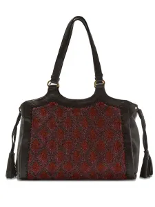 Сумка на плечо с кисточками Maliparmi, черный