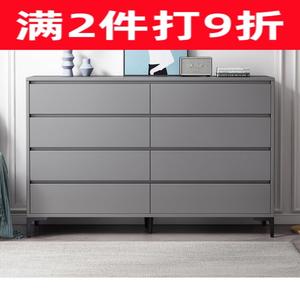 Quanu Комод для гостиной и спальни в современном стиле, имитация американского дизайна, 5 ящиков