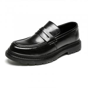 Лоферы мужские черный Weishibangwei