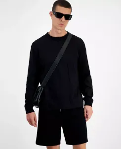 Мужская футболка с длинным рукавом свободного кроя Mode of One, черный