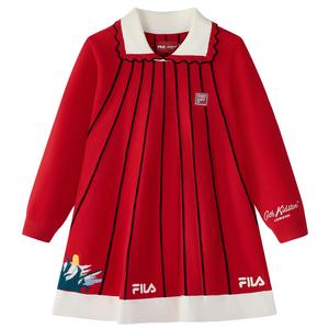Детское платье для дошкольников FILA KIDS, красный