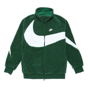 Куртка Nike Big Swoosh Reversible Boa Jacket (Asia Sizing) 'Green', зеленый