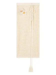 Юбка миди Where The Waves Begins с цветочной аппликацией Alanui, бежевый