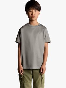 Детская однотонная футболка Lyle & Scott, Grey