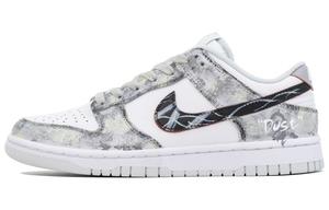 Nike Кроссовки для скейтбординга Dunk Sand City Pass, устойчивые к истиранию, низкие, унисекс, черные, белые, серые