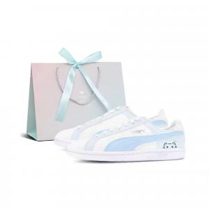 PUMA Кроссовки для скейтбординга Platform Aggrieved Cat Low Top Unisex бело-голубые