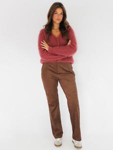 Обычные брюки Honnête Atelier Victoria, темно-коричневый