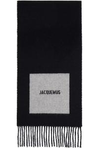 Jacquemus Черный шарф La Casa 'The Rond Carré'