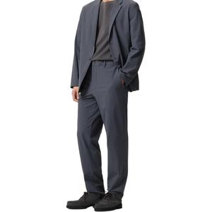 Повседневные брюки мужские темно-серые UNIQLO, темно-серый