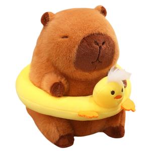 Капибара надувной круг коллекционные куклы плюшевая кукла 22см высота FANNIKEER