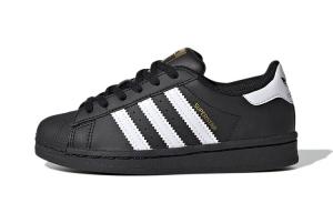 Кроссовки Adidas Superstar Core Black Cloud White PS
