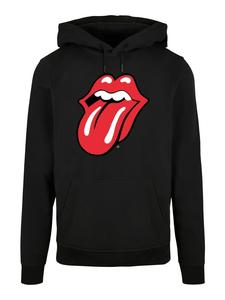 Пуловер F4NT4STIC Basic Hoodie The Rolling Stones Zunge, черный