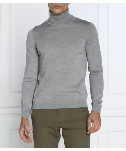 Шерстяная водолазка musso-p Slim fit Boss, серый