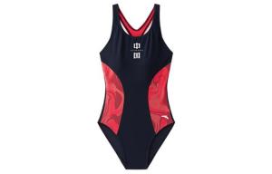 Слитный купальник женский черный/красный Anta