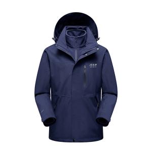 Ветровка Куртка Унисекс Jeep Spirit, цвет Navy Blue (3-in-1)