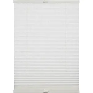 Коллекция SCHÖNER WOHNEN, плиссе Marla, непрозрачное, крепление с сверлением, с эффектом льна Schöner Wohnen-Kollektion, белый