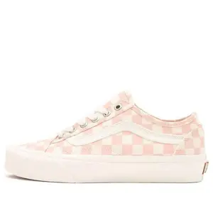 Кроссовки old skool tapered 'eco theory - checkerboard peachy keen' Vans, белый