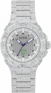 Часы GUESS среднего размера 42 мм, White/White/White