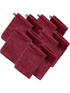 Erwin Müller Махровые рукавицы для мытья посуды, 10 штук, Heidelberg, бордового цвета