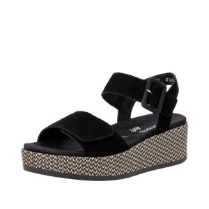 REMONTE Сандалии на ремешках в черном цвете