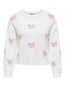 Свитер regular fit Bora 15360712 Only, белый