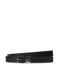 Женский ремень Ck Loop Rnd Buckle 2.5_Smooth K60K612936 Calvin Klein, черный