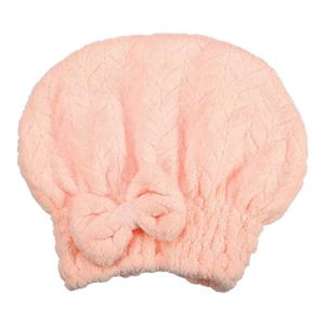 Полотенце для сушки волос ромбовидной формы, сухая крышка, сильный абсорбент для сушки волос после ванны Unique Bargains, розовый