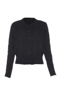 Вязаный кардиган CARNEA, черный