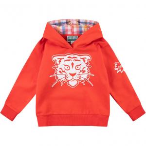 Свитшот SS24 Ярко-красный Детский KENZO, красный
