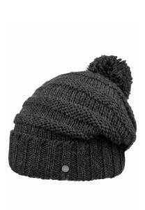 Шапка Lierys Beanie, Anthrazit/Anthracite