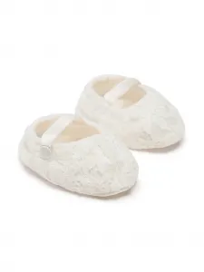 Пинетки с кружевом Dolce & Gabbana Kids, белый