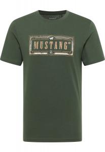 MUSTANG Футболка 'Austin' в цвете Khaki