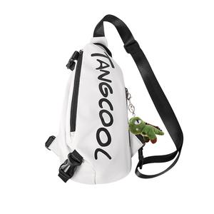 TANGCOOL Нейлоновая слинг-сумка унисекс разноцветная, White (Upgraded) with Hanging Doll