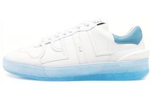 Lanvin Стильные женские кроссовки для скейтбординга Clay Low Top, белые, синие
