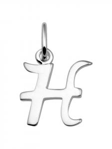 Lucardi Подвеска-буква из серебра 925 пробы