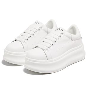 D FUSE SCANDINAVIA Белые кроссовки противоскользящие и износостойкие легкие низкие скейтбордские женские D:FUSE SCANDINAVIA, экрю/черный