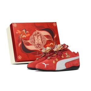 PUMA Speedcat Go устойчивые к истиранию низкие кеды Casual Unisex Flame Red