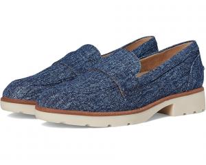 Женские лоферы VIONIC Cleo, Dark Denim Acid Wash Denim