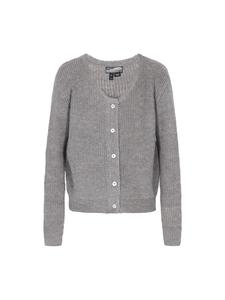 DreiMaster Женский кардиган серого меланжевого цвета